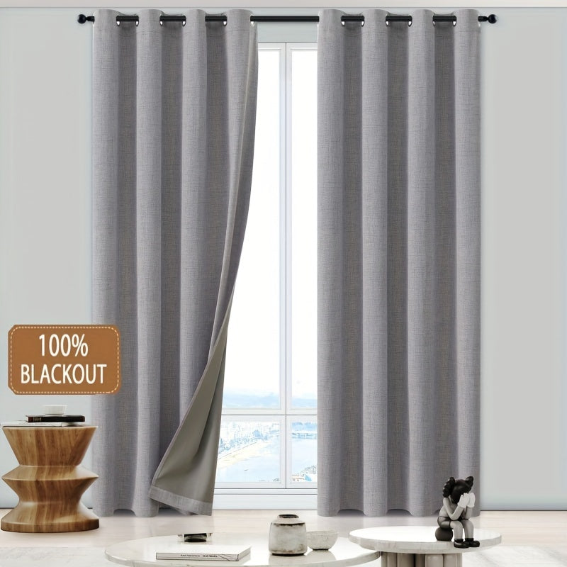 Cortina blackout isolamento térmico poliéster para quarto e sala