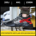 Sapatos de segurança unissex antiesmag. antiperfuração leves antiderrapante isolados