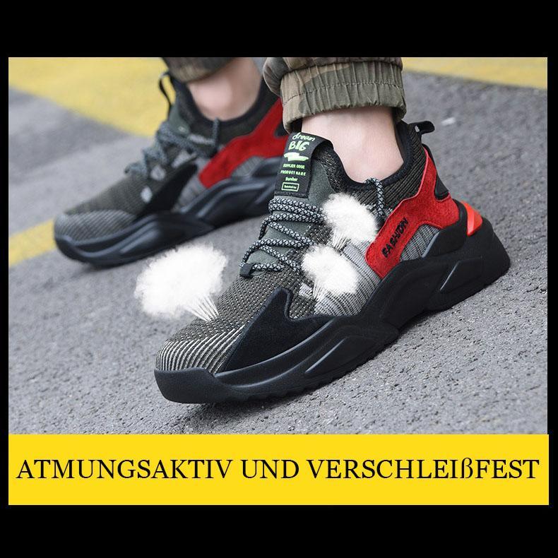 Sapatos de segurança unissex antiesmag. antiperfuração leves antiderrapante isolados