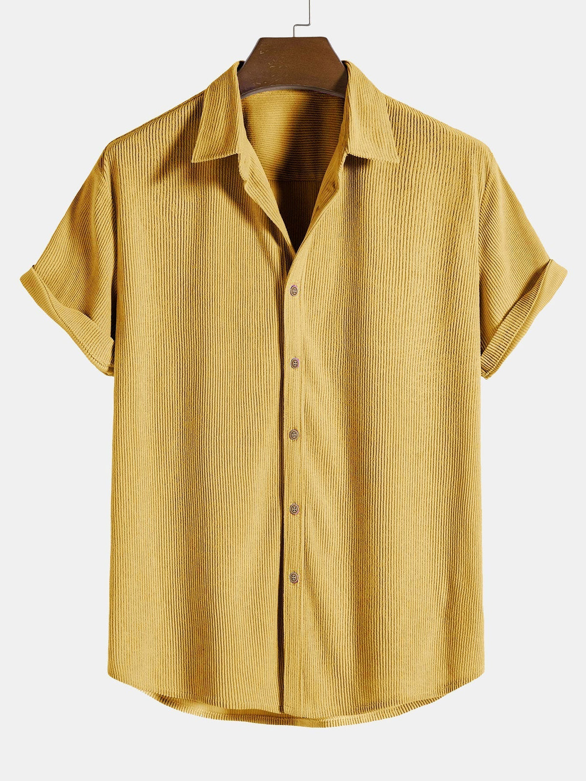 Conjunto masculino de verão manga curta com calças coordenadas, tecido respirável regular fit