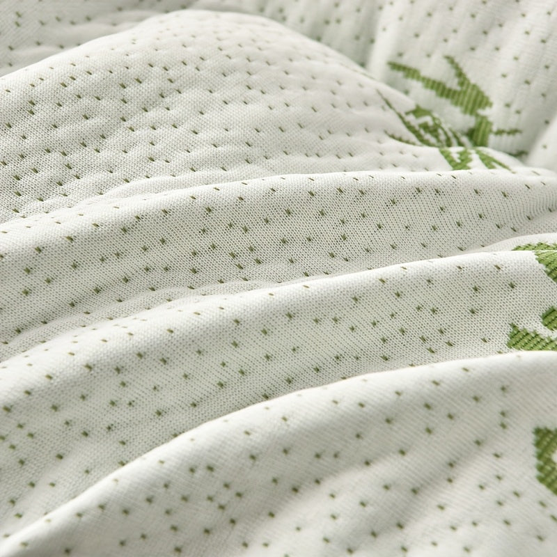 Topper de colchão king size bambu viscose com suporte lombar e efeito refrescante