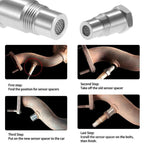 Adaptador Sensor O2 elimina luz check engine rosca M18x1.5 aço inoxidável