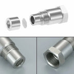 Adaptador Sensor O2 elimina luz check engine rosca M18x1.5 aço inoxidável