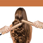 Modelador de cabelo 2 em 1 prancha e cachos com aquecimento 30 segundos e 4 temperaturas