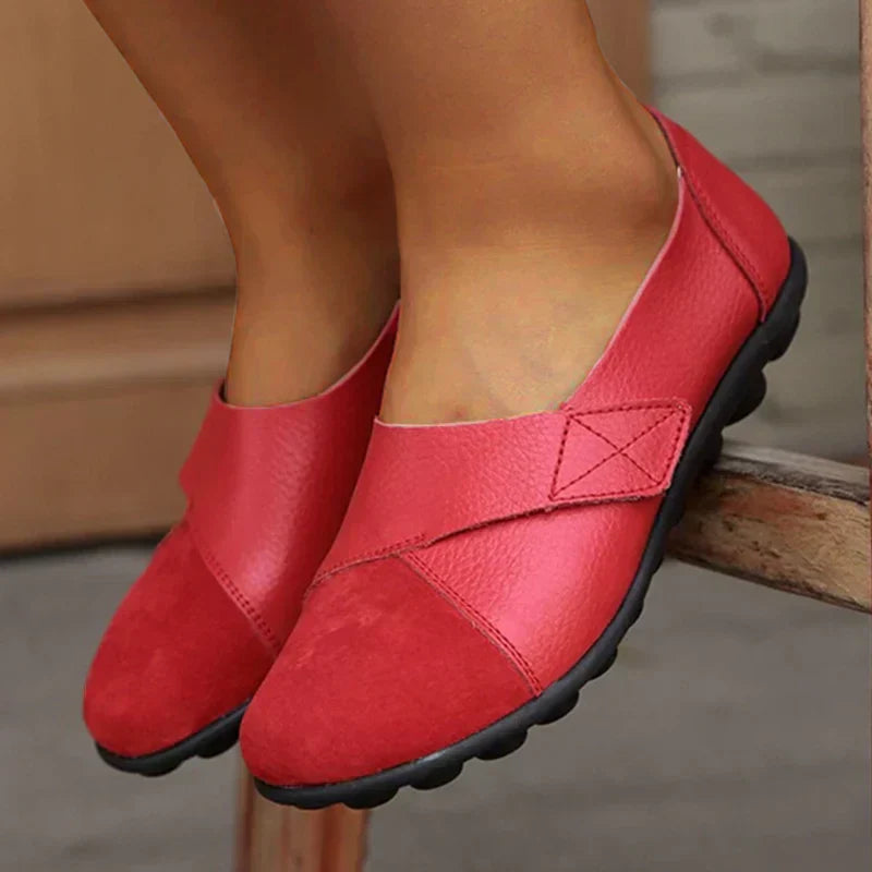 Sapatos ortopédicos femininos com suporte de arco e alívio para hallux valgus e pés planos