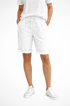 Shorts Mujer Lino | Cintura Ajustable | Cómodo Verano
