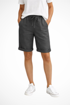 Shorts Mujer Lino | Cintura Ajustable | Cómodo Verano