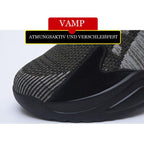 Sapatos de segurança unissex antiesmag. antiperfuração leves antiderrapante isolados