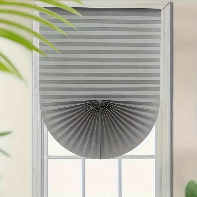 Cortina blackout sem fio plissada para quarto e sala, filtragem de luz, contemporânea