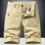 Chino shorts homem corte relaxado disponível em várias cores