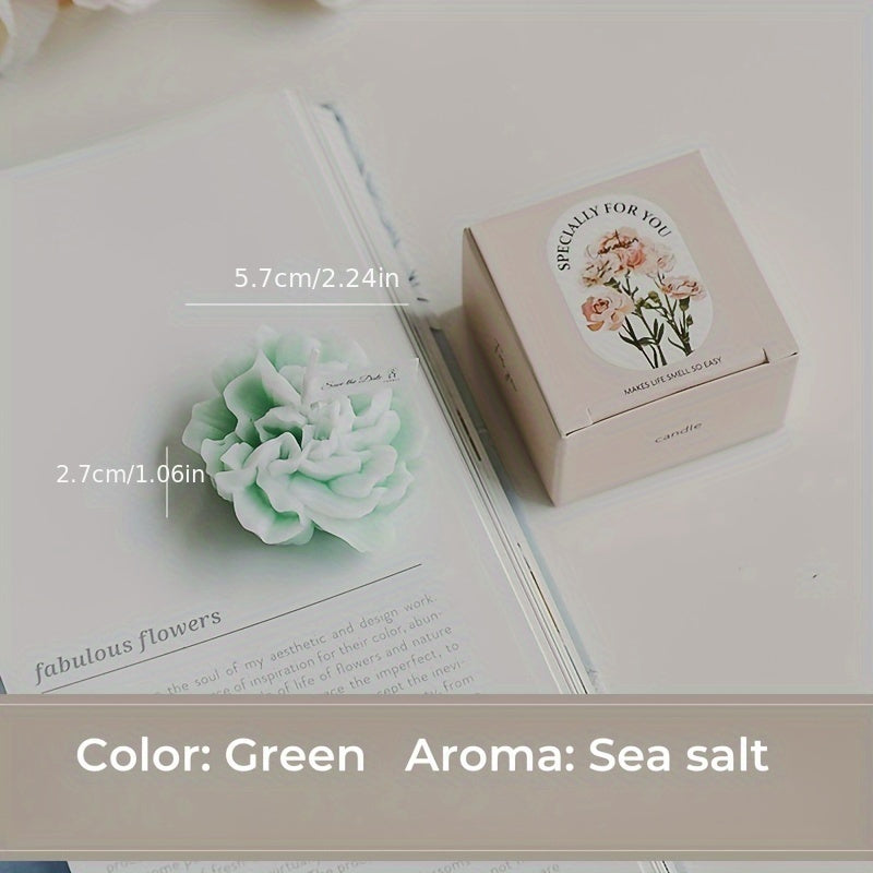 Vela perfumada de cravo decorativa, presente para Dia das Mães, Natal e Dia dos Namorados