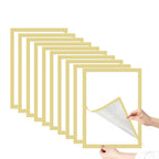 Molduras magnéticas para fotos A4, conjunto de 10, em ouro, prata e preto para decoração de parede
