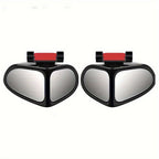 Espelhos de ponto cego para carros HD 360° ajustável formato oval kit com 2 unidades
