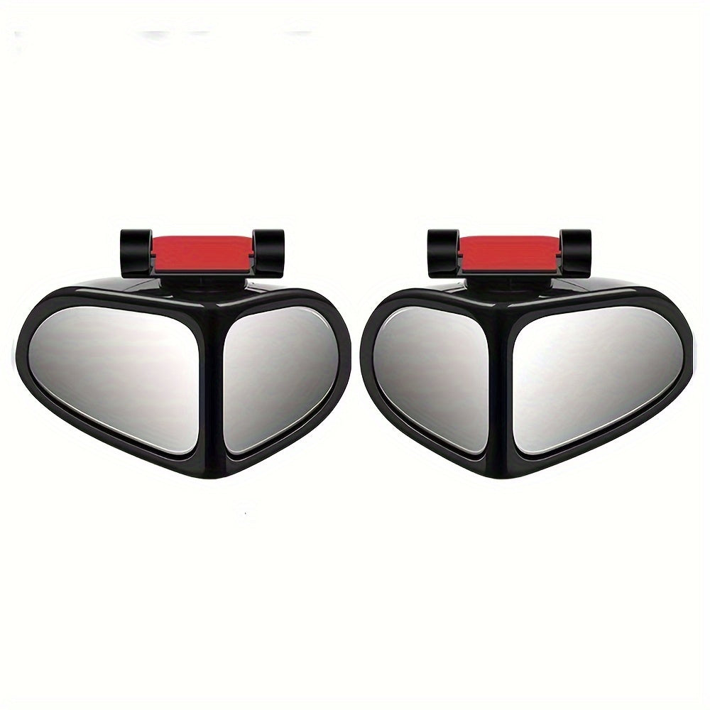 Espelhos de ponto cego para carros HD 360° ajustável formato oval kit com 2 unidades