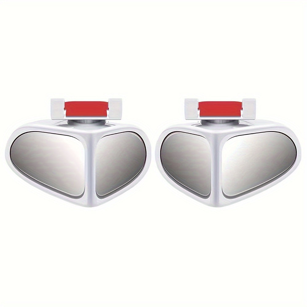 Espelhos de ponto cego para carros HD 360° ajustável formato oval kit com 2 unidades