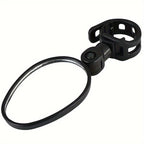Espelhos retrovisores para bicicleta ângulo largo formato oval encaixe universal, 2 unidades