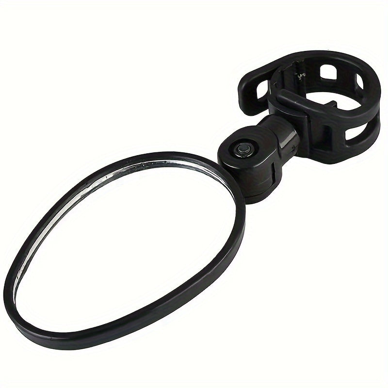 Espelhos retrovisores para bicicleta ângulo largo formato oval encaixe universal, 2 unidades
