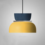 Luminária pendente dome nórdica led liga de zinco bicolor estilo escandinavo