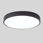 Candeeiro de teto LED design escandinavo com madeira natural, plafon moderno