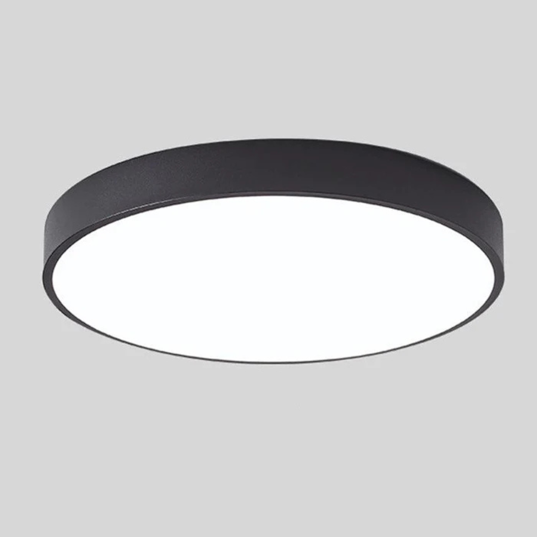 Candeeiro de teto LED design escandinavo com madeira natural, plafon moderno