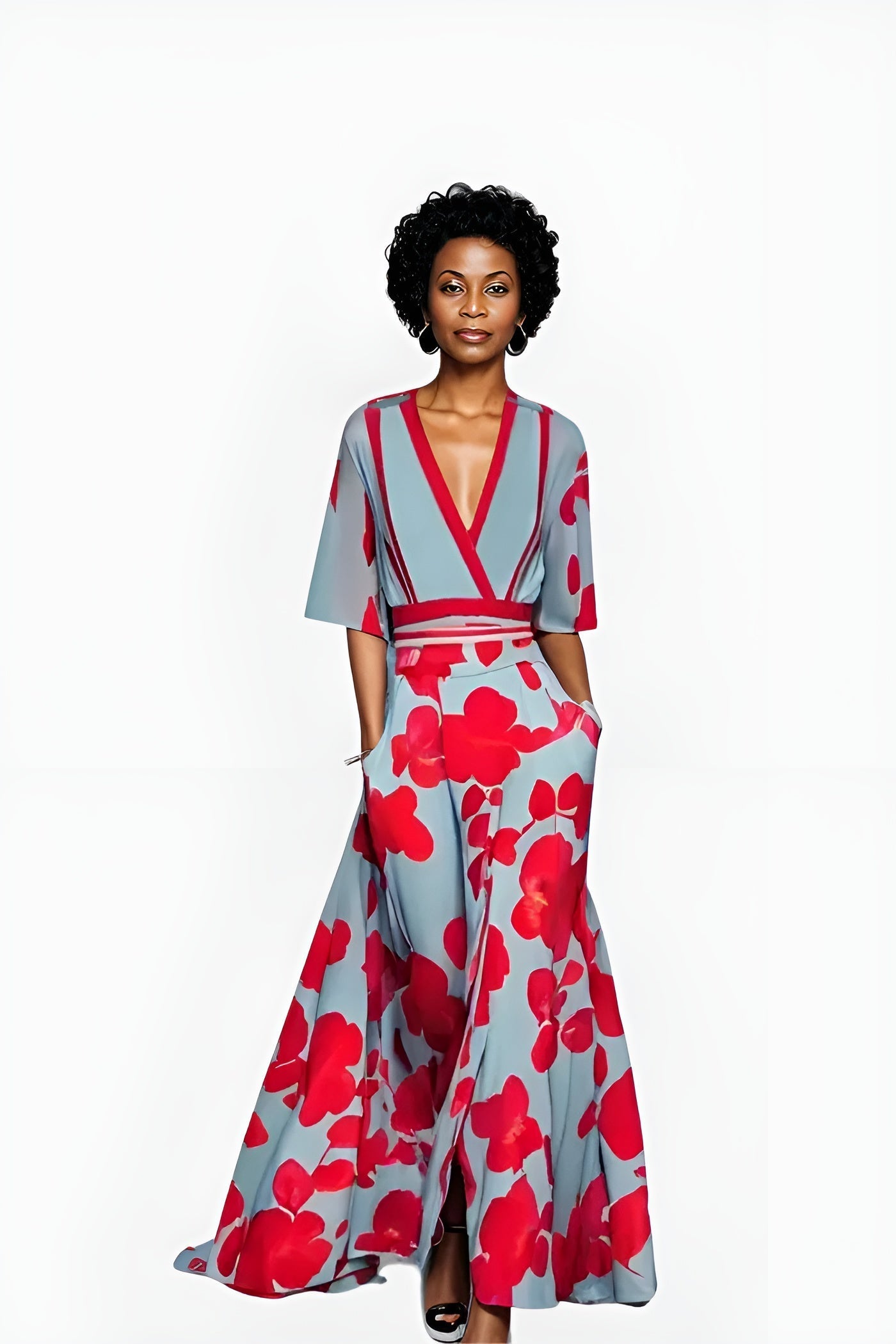 Vestido Envolvente Floral | Verão, Ajuste Lisonjeiro