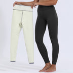 Leggings térmicas forradas para mulher cintura alta opacas para inverno