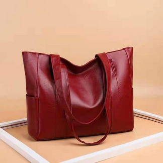 Bolsa de couro feminina tiracolo vintage com alça ajustável