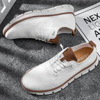 Sapatos masculinos respiráveis com palmilha ergonómica design clássico