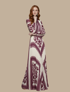Vestido maxi plissado de festa para mulher comprimento longo elegante