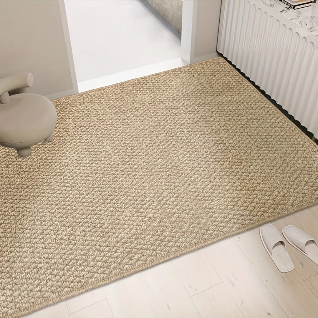 Tapete de entrada para interior durável em polipropileno, design elegante e moderno