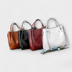 Conjunto de bolsas vintage 4 peças espaçosas com alças resistentes