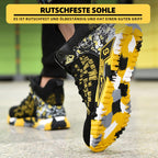 Sapatos de segurança com biqueira de aço e sola antiperforação Kevlar, leves e respiráveis