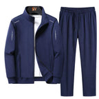 Conjunto de fato de treino masculino duas peças casual desportivo