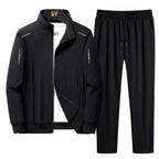 Conjunto de fato de treino masculino duas peças casual desportivo