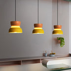 Luminária pendente dome nórdica led liga de zinco bicolor estilo escandinavo