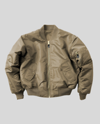 Bomber jacket clássica mulher comprimento anca com acabamentos canelados