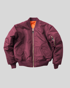 Bomber jacket clássica mulher comprimento anca com acabamentos canelados