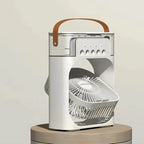 Ventilador 3 em 1 com LED 7 cores, arrefecedor e humidificador portátil USB