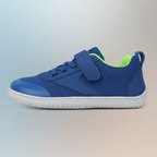 Sapatilhas barefoot infantis respiráveis com sola antiderrapante, design leve
