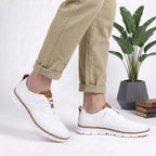 Sapato ortopédico masculino knit derby antiderrapante com suporte de arco