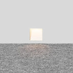 Luz de parede LED embutida com painel perfurado e sensor de movimento, 3W, para corredor e escadas