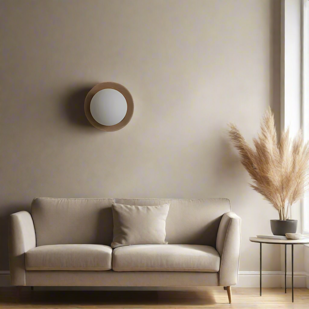 Aplique de parede redondo escandinavo para sala de estar, design minimalista circular
