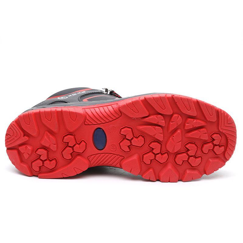 Sapatos de segurança biqueira de aço impermeável antiderrapante para inverno
