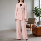 Fato de senhora 2 peças conjunto executivo blazer e calça formal