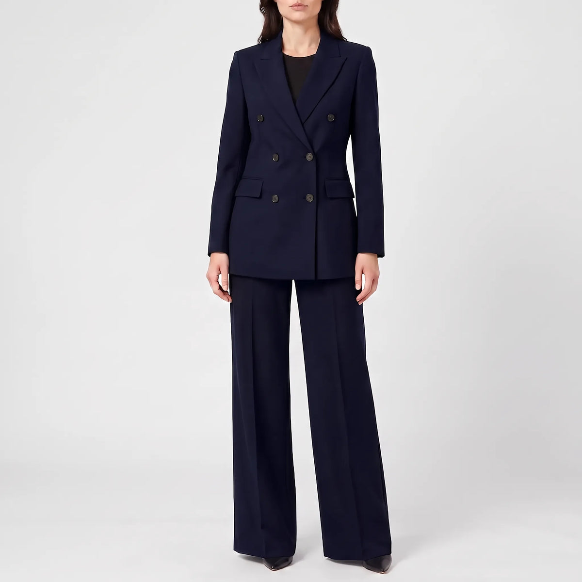 Fato de senhora 2 peças conjunto executivo blazer e calça formal