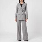 Fato de senhora 2 peças conjunto executivo blazer e calça formal
