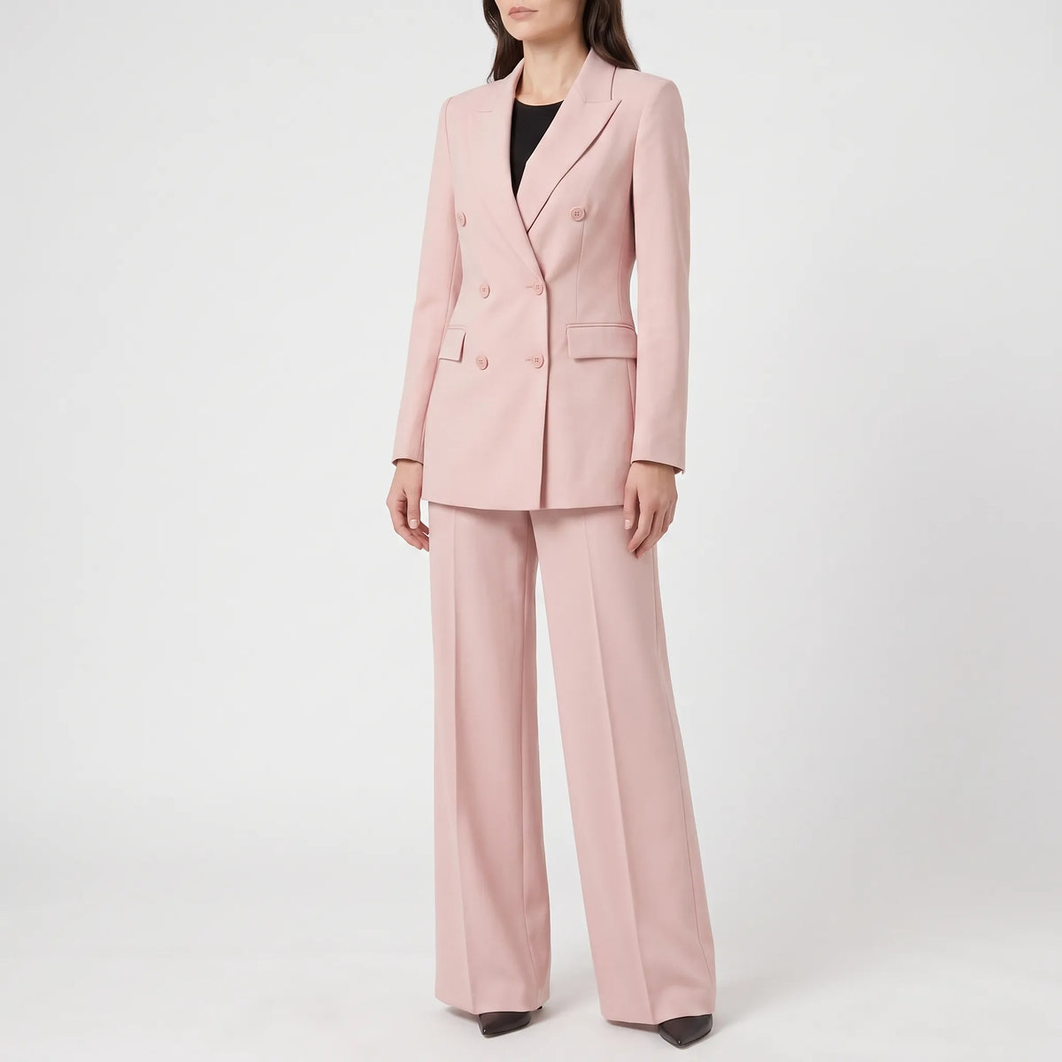 Fato de senhora 2 peças conjunto executivo blazer e calça formal