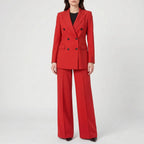 Fato de senhora 2 peças conjunto executivo blazer e calça formal