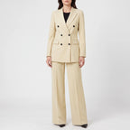 Fato de senhora 2 peças conjunto executivo blazer e calça formal