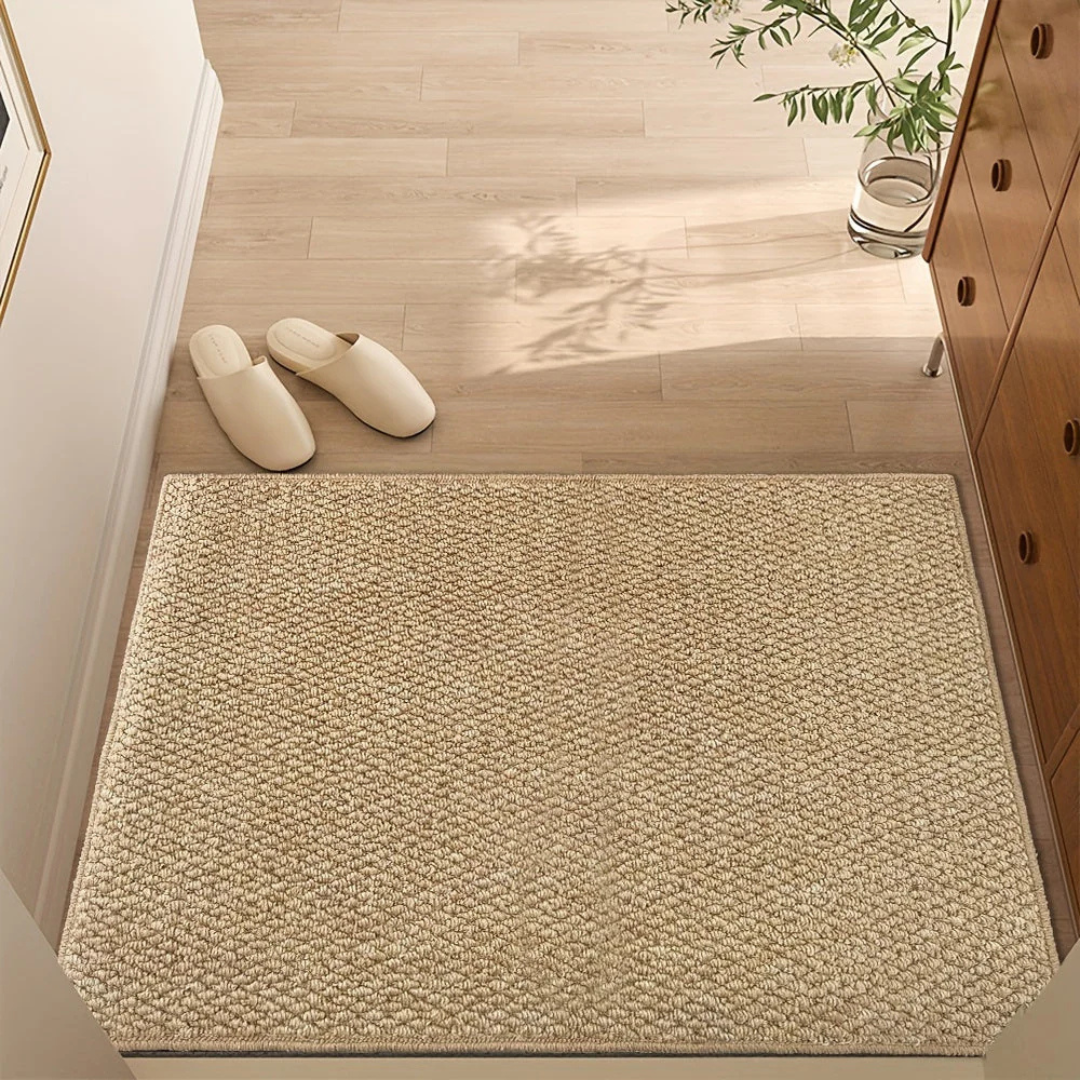 Tapete de entrada para interior durável em polipropileno, design elegante e moderno